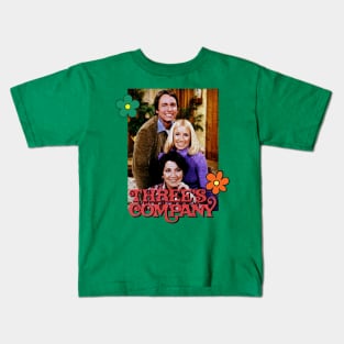 threes company Kids T-Shirt